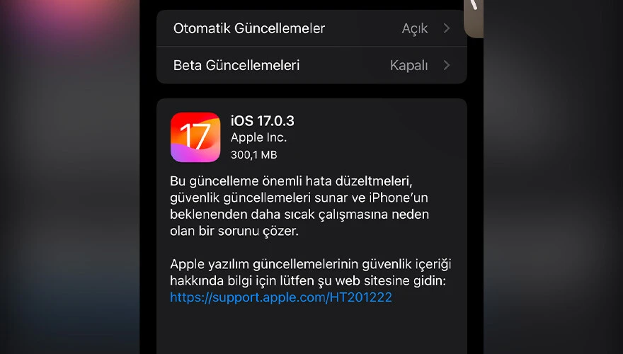 Isınma sorunuyla cebelleşen iPhone 15'e güncelleme! iOS 17.0.3 yayınlandı