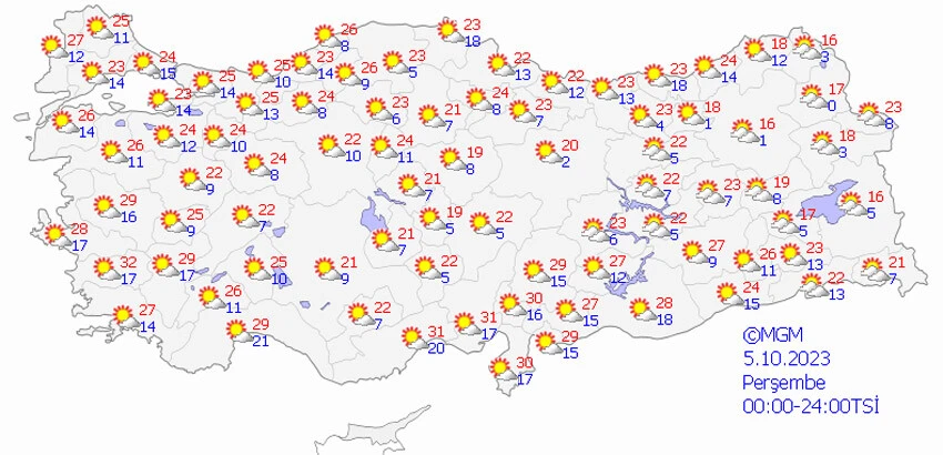 Meteoroloji sarı kodla il il uyardı! Kuvvetli geliyor, dikkat olun (4 Ekim 2023 hava durumu)