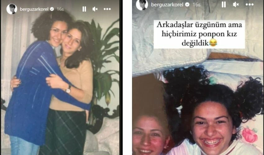 Bergüzar Korel, ergenlik fotoğrafını yayınladı! ‘Evrim geçirmiş’ yorumları yağdı