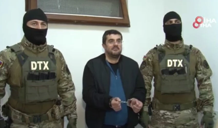 Karabağ'daki sözde 'cumhurbaşkanı' terörle yargılanacak! İşte tutuklanma anları