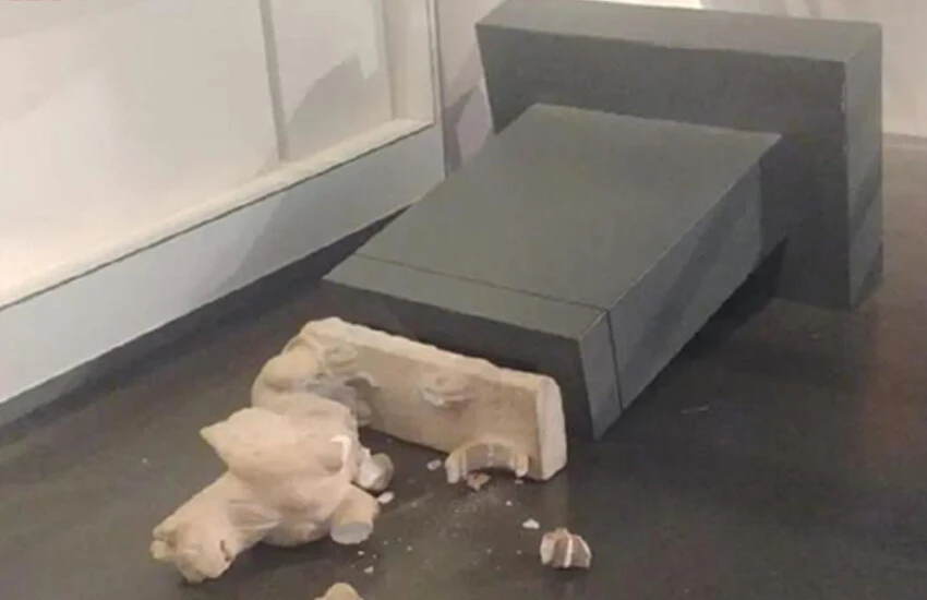 İsrail’i ayağa kaldıran olay! ABD’li turist 1.800 yıllık heykelleri kırdı 