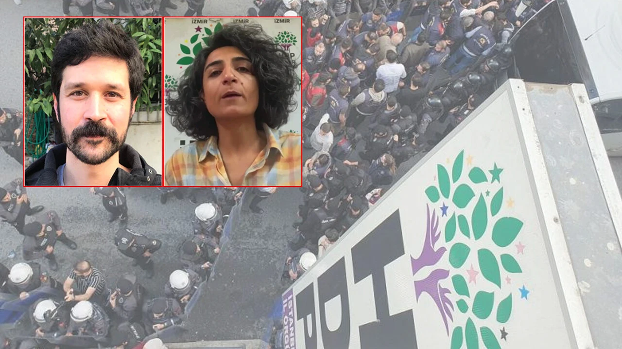 İzmir&#039;de HDP il ve ilçe yöneticilerine gözaltı! 3 kişi Emniyet&#039;te