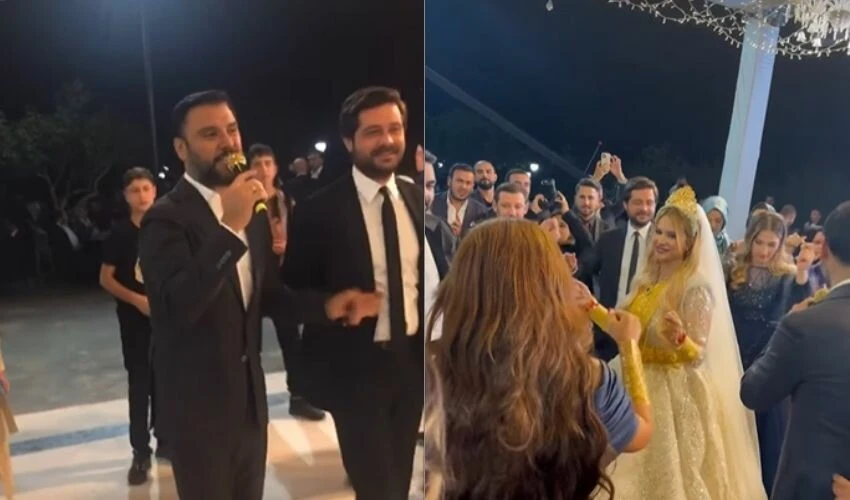 Alişan’ın sahne aldığı düğünde dolarlar havada uçuştu! Gelin altınlardan yürüyemedi