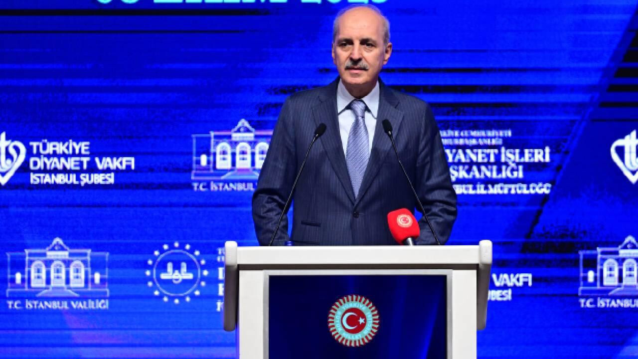 TBMM Başkanı Kurtulmuş&#039;tan Mescid-i Aksa mesajı: Müslümanların kırmızı çizgisidir