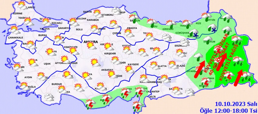 Meteoroloji son dakika hava durumu raporunu paylaştı! İstanbul dahil 12 il içi sarı kodlu uyarı! Sağanak geliyor! 