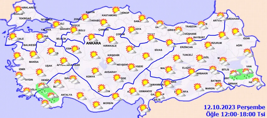 Meteoroloji saat vererek il il uyardı: Gök gürültülü geliyor