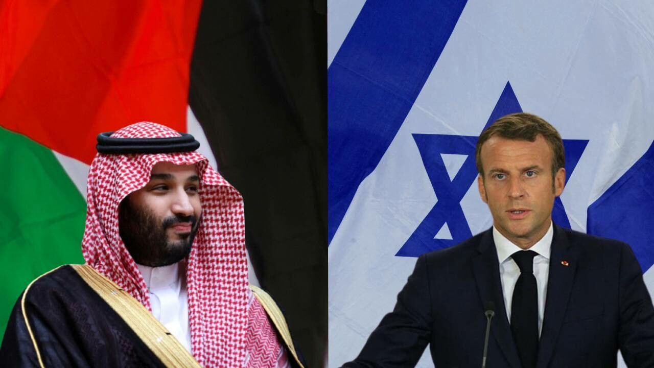 Veliaht Prens Selman Fransa Cumhurbaşkanı Macron ile Gazze Şeridi&#039;ndeki son durumu ele aldı