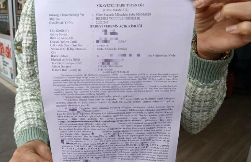 İndirim linki pahalıya patladı! Yaklaşık 30 bin lira dolandırılan kadın soluğu savcılıkta aldı