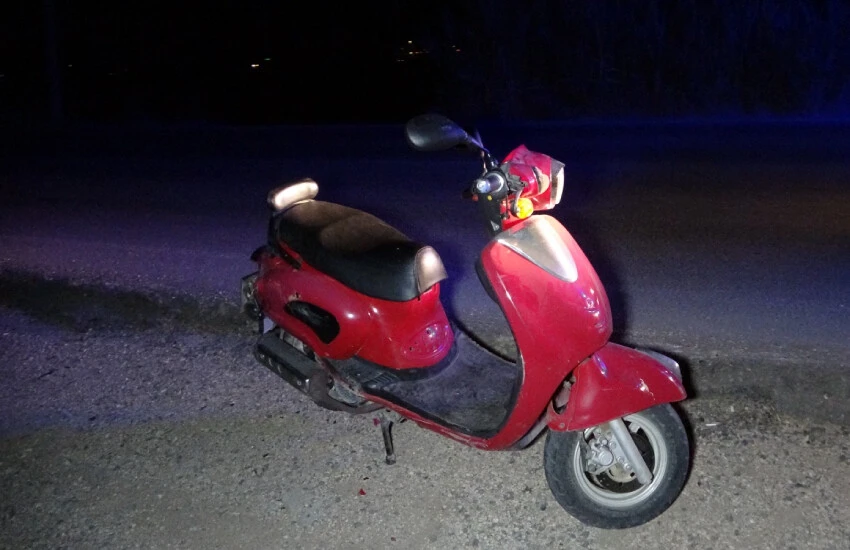 Yer Antalya: Kasksız motosiklet sürücüsü ölümden döndü