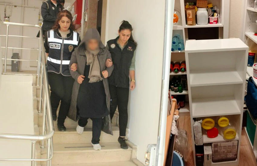 Firari FETÖ'cü, evin kilerindeki rafların arkasına yaptırdığı 1 metrekarelik gizli bölmede saklanırken yakaladı.