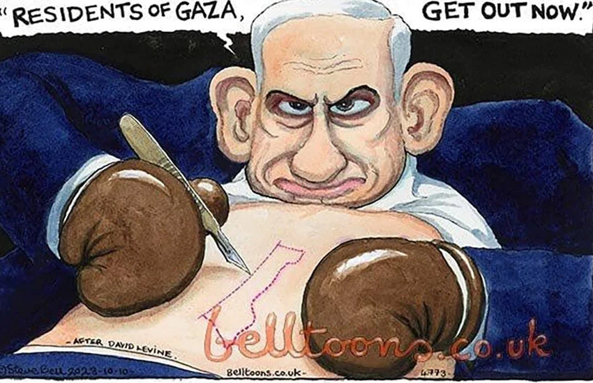 The Guardian'dan Netanyahu sansürü: 42 yıllık karikatüristi kovdular...