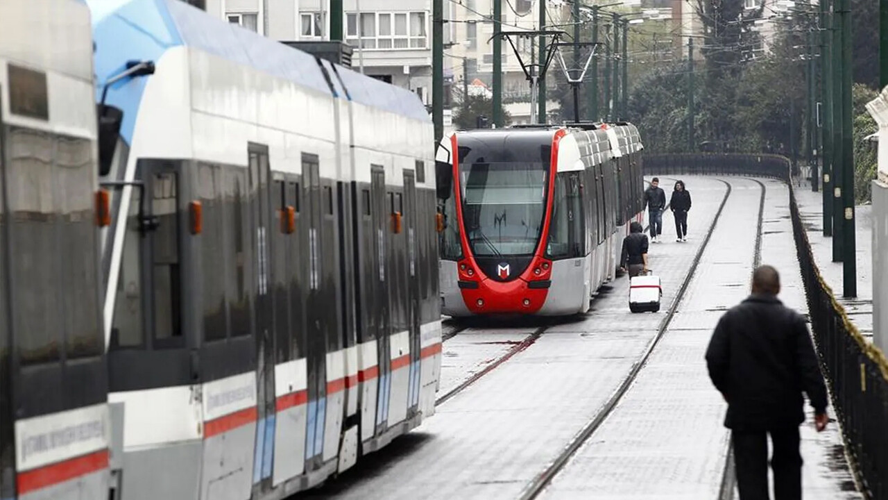 İstanbul&#039;da tramvay çilesi! Kabataş-Bağcılar hattında seferler durdu