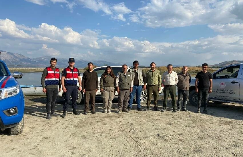 avcı Işıklı Gölü’nde rekor: Aynı anda bu kadar av ve <a href=