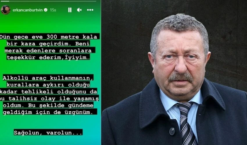 Alkollü halde kaza yapan Erkan Can ilk kez konuştu