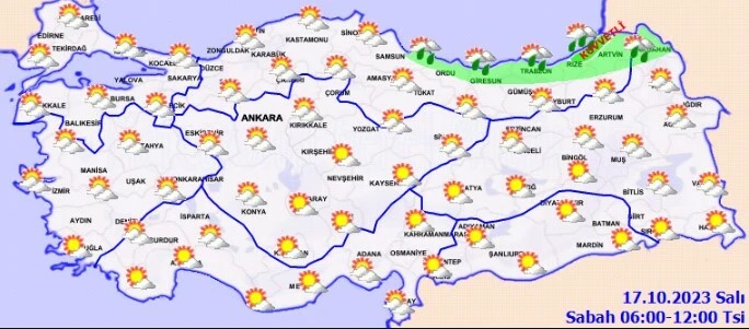 Meteoroloji'den birçok ile sarı kodlu uyarı! Güneşe veda vakti... Sağanak tüm yurdu esir alacak (17 Ekim hava durumu)
