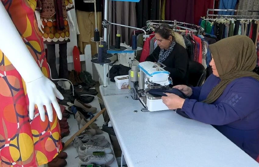 Belediyeden ihtiyaç sahiplerine nefes aldıracak adım: Üretilen kıyafetler bedava dağıtılıyor!