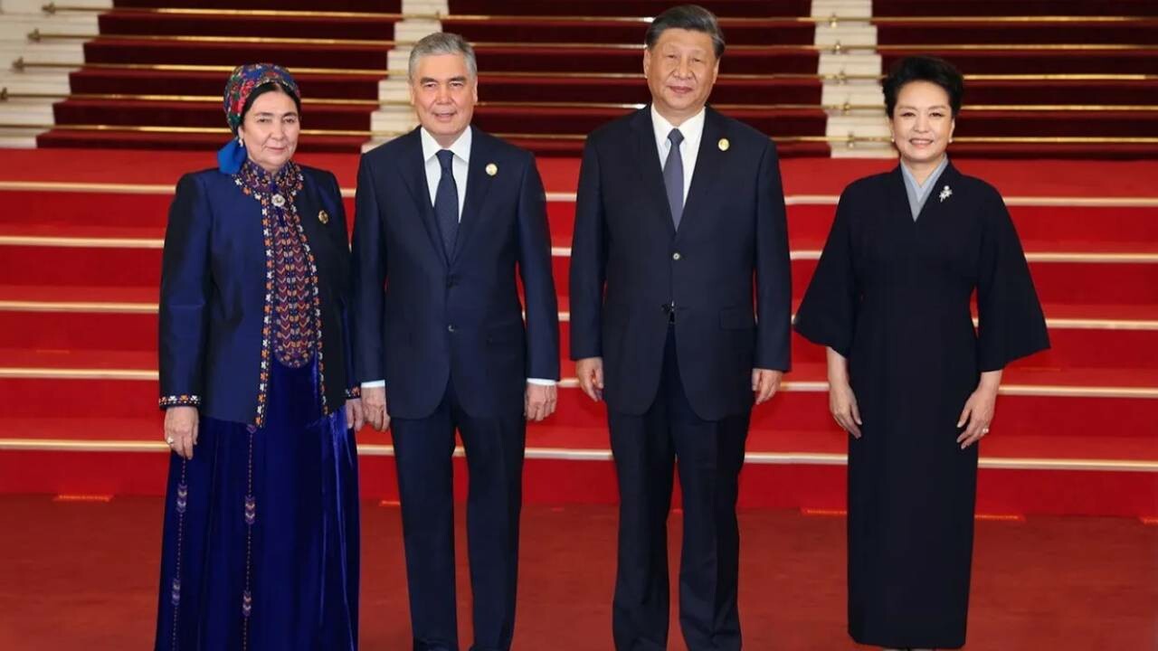 Türkmenistan Halk Maslahatı Başkanı Berdimuhamedov, Çin Devlet Başkanı Xi Jinping ile görüştü