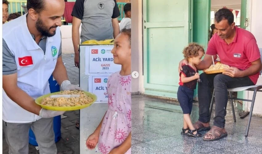 Gamze Özçelik yine gönülleri fethetti! Gazze’deki <a href=