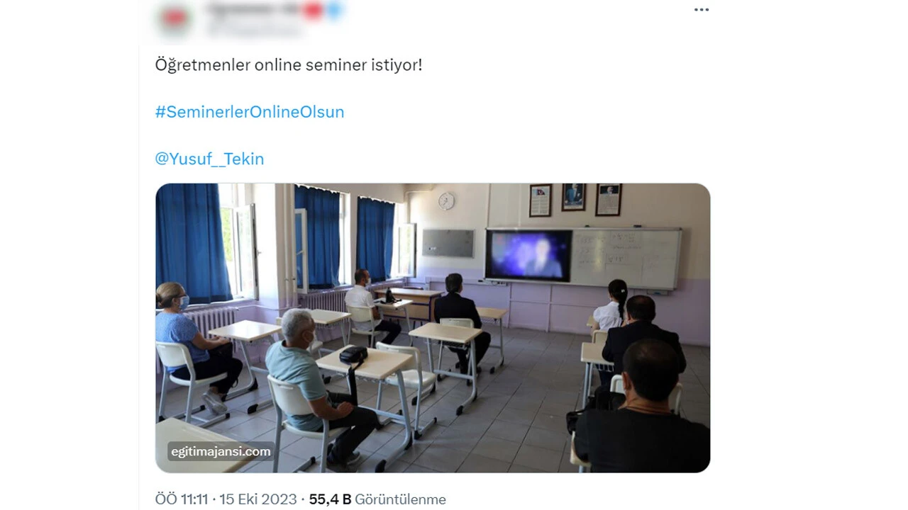 Öğretmenlerin seminer çilesi! Ara tatil zehir oldu