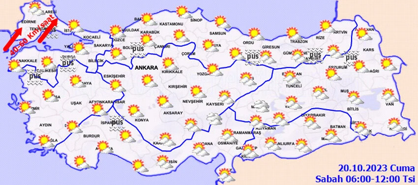 Meteoroloji saat vererek uyardı! Kuvvetli geliyor, tedbirli olun