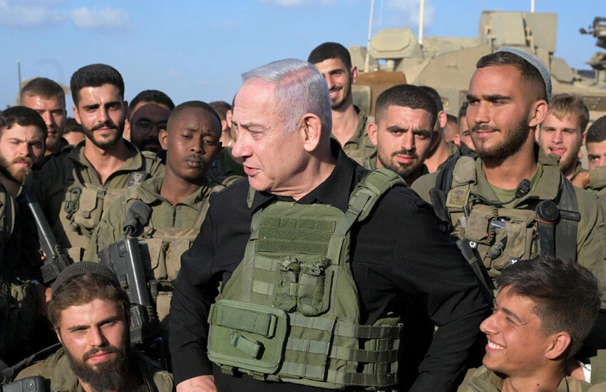 Netanyahu sınırda tehdit yağdırdı.