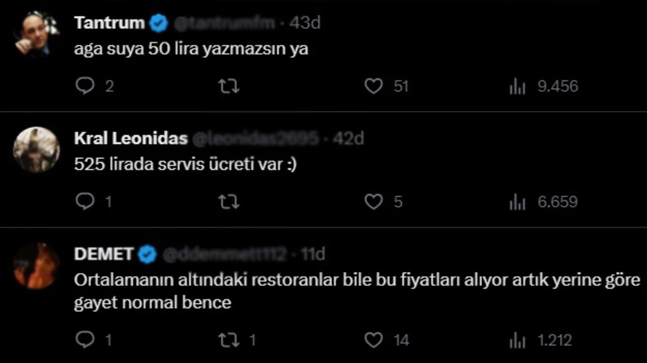 Şef Somer Sivrioğlu'nun restoranında gelen adisyon herkesi hayrete düşürdü