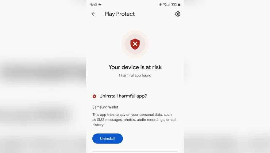 Kardeşi kardeşe kırdırdı: Google'ın antivirüs sistemi, Samsung'un uygulamalarını zararlı olarak işaretledi