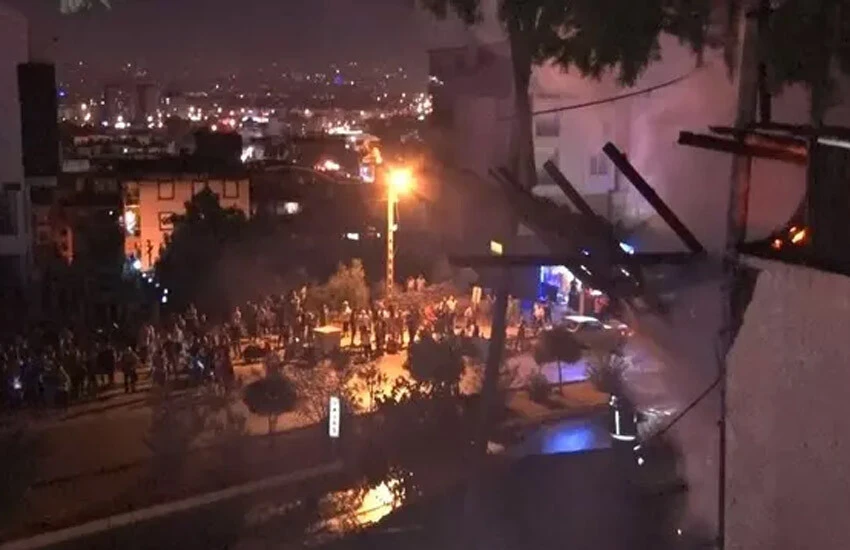 Antalya'da müstakil ev yangına teslim oldu: Patlama sesleri mahalleyi sokağa döktü