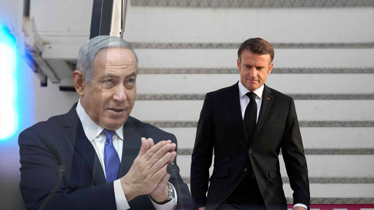 İsrail&#039;e destek için gelen 6. lider Macron oldu! Herzog ve Netanyahu ile görüşecek