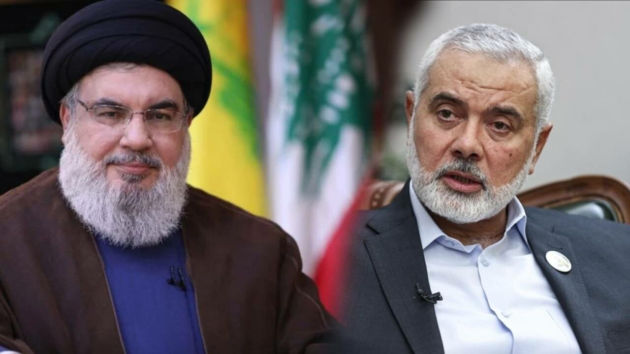 Hizbullah lideri Nasrallah ile İslami Cihad ve Hamas&#039;ın üst düzey yöneticileri bir araya geldi