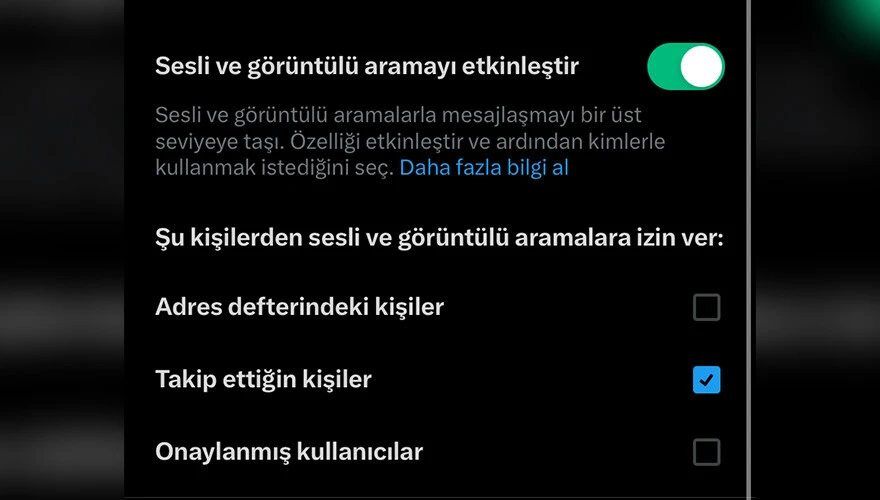 X (Twitter) sesli ve görüntülü görüşme özelliğini başlattı