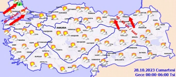 Meteoroloji tarih vererek uyardı! Güneşli havaya veda... Sağanak şiddetli geliyor (27 Ekim hava durumu)