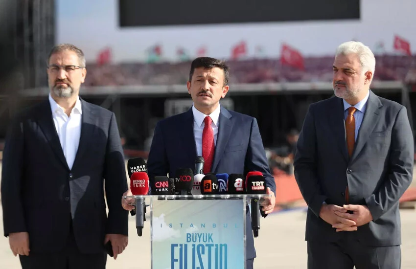 28 Ekim'de "Büyük Filistin Mitingi" için ücretsiz ulaşım!