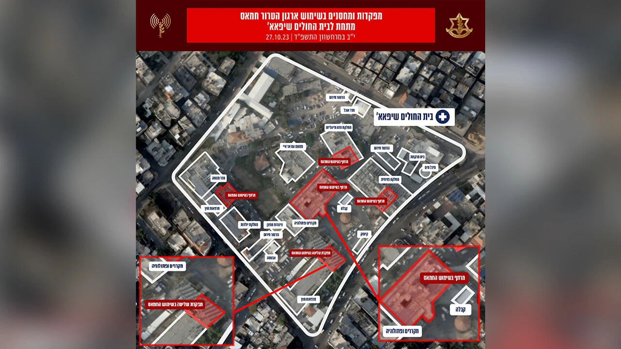 Gazze'nin en büyük hastanesi İsrail'in hedefinde! Videoyla katliama sebep sundular