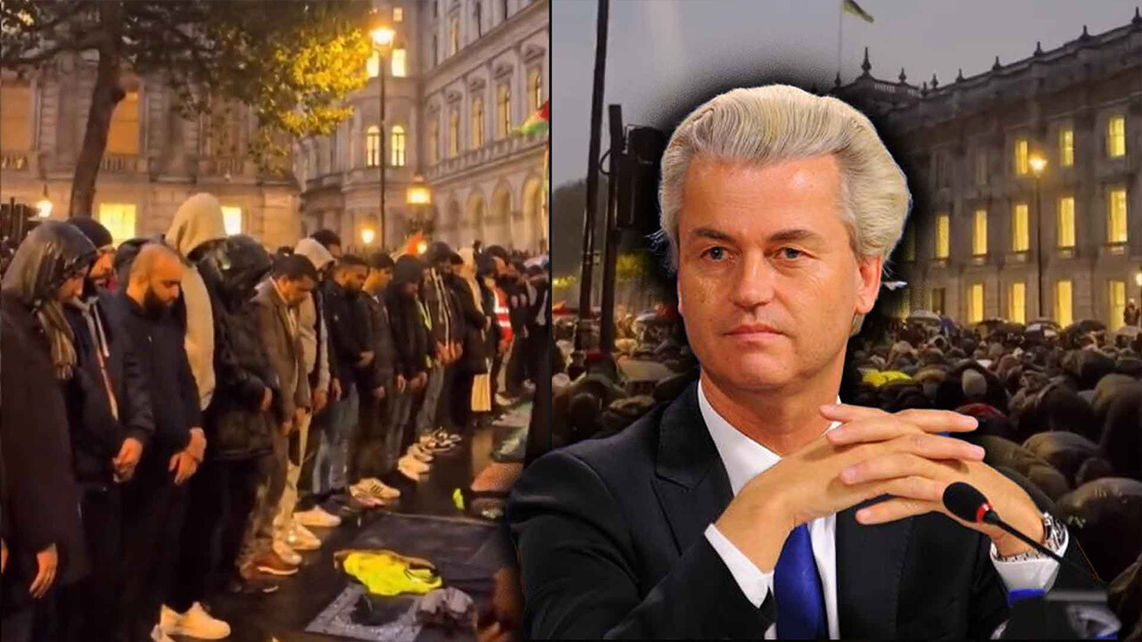 Hollandalı aşırı sağcı Wilders Filistin&#039;e destek için namaz kılanları tehdit etti: Ben olsam hepsini tutuklarım