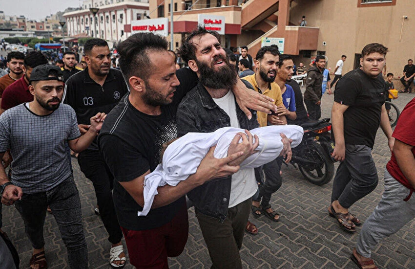 Filistin Kızılayı'ndan İsrail'in 'tahliye' tehdidine ret: Şifa Hastanesi'ni boşaltmıyoruz