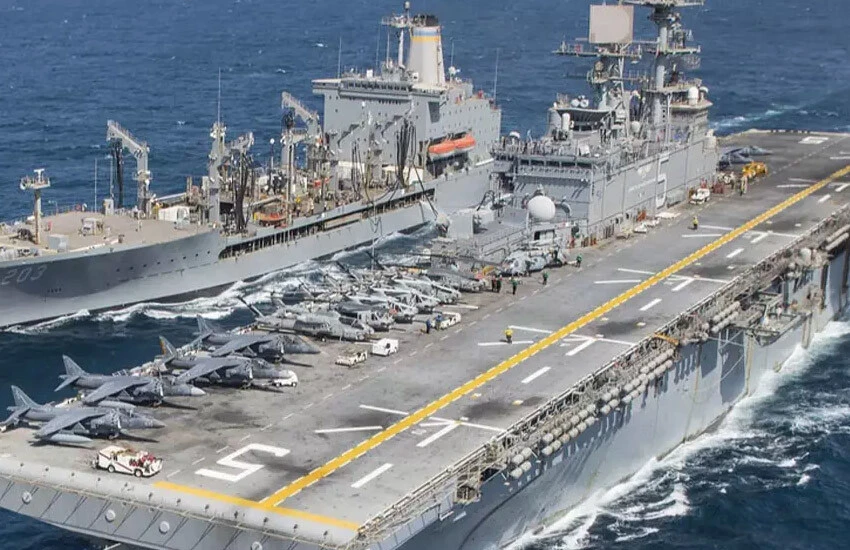 ABD savaş gemisi İsrail ve Lübnan'a doğru ilerliyor.