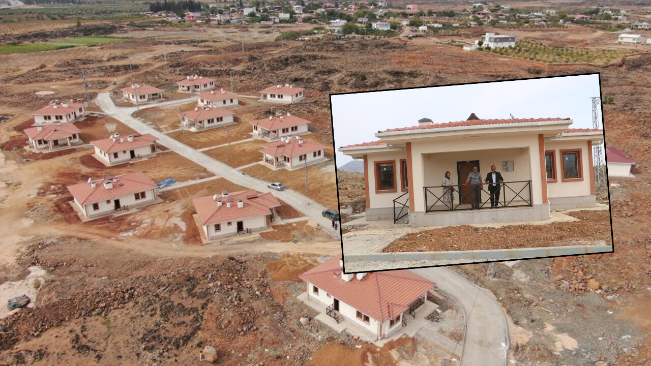 Görenler hayran kaldı! Hatay köy evlerinde anahtar teslimi yapıldı