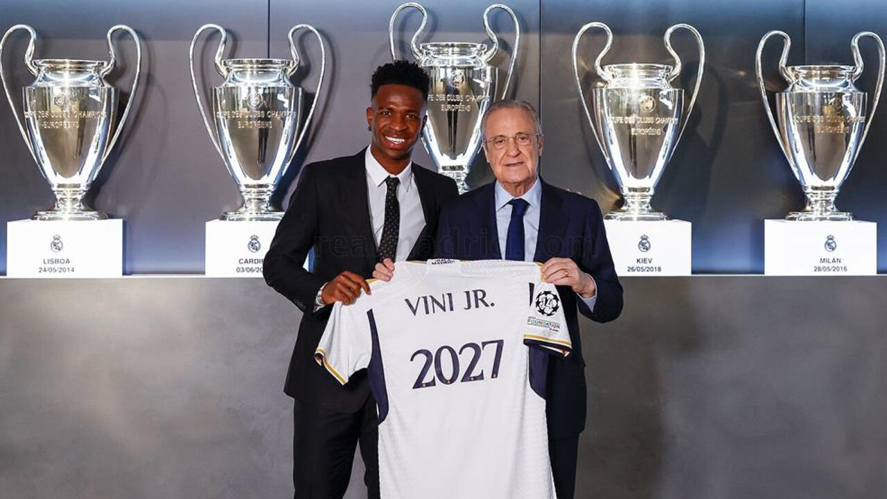 Real Madrid, Vinicius Junior&#039;ın sözleşmesini uzattı