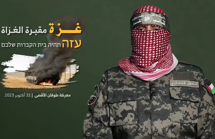 İzzeddin el-Kassam Tugayları Sözcüsü Ebu Ubeyde, yakında bazı yabancı esirleri serbest bırakacaklarını açıkladı.