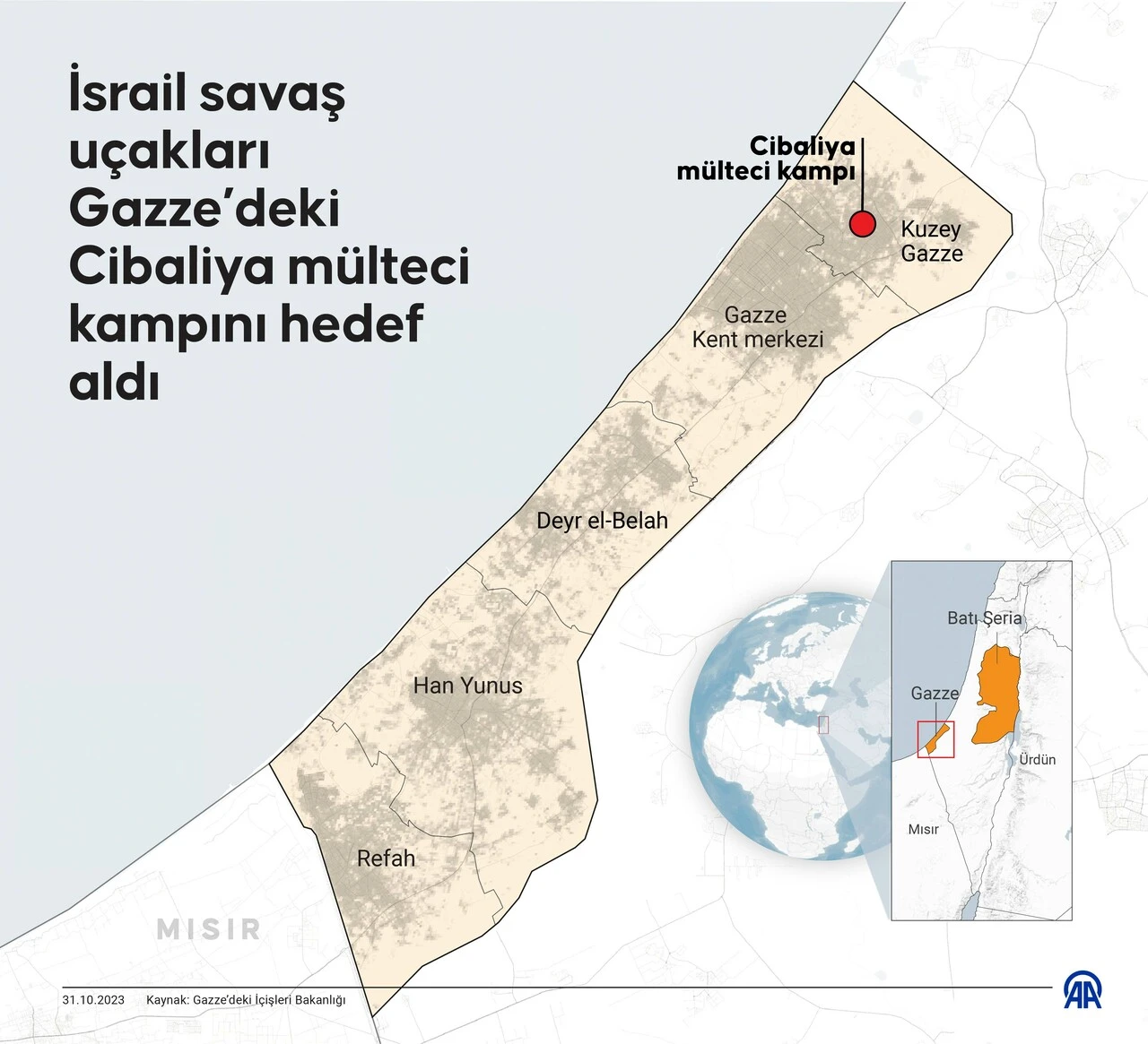 Son dakika! İsrail yine Cibaliye mülteci kampını vurdu: Çok sayıda ölü ve yaralı var