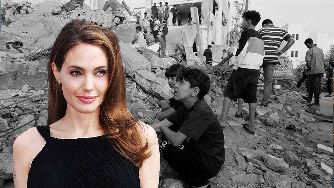 Angelina Jolie Gazze için ateşkesi reddedenlere isyan etti: Hepiniz bu suça ortaksınız