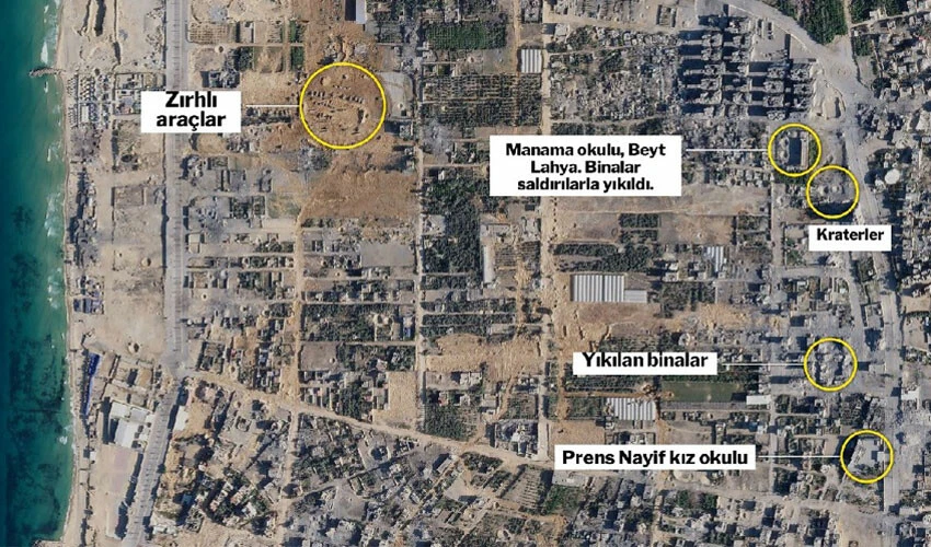 ABD'nin Afganistan'a 1 yılda attığı mühimmatı İsrail 29 günde attı! Gazze'nin yıkımı uzaydan böyle görüntülendi