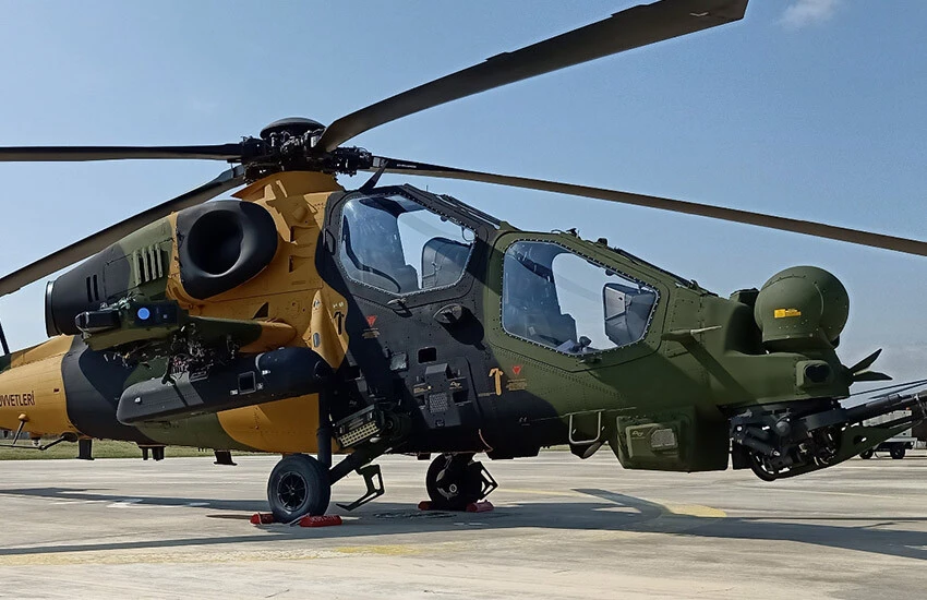 Yerli askeri helikopter ATAK'ın ilk parti Nijerya'ya teslim edildi.