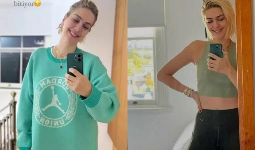 20 kilo veren Bergüzar Korel fit halini paylaştı, kısa sürede binlerce beğeni yağdı