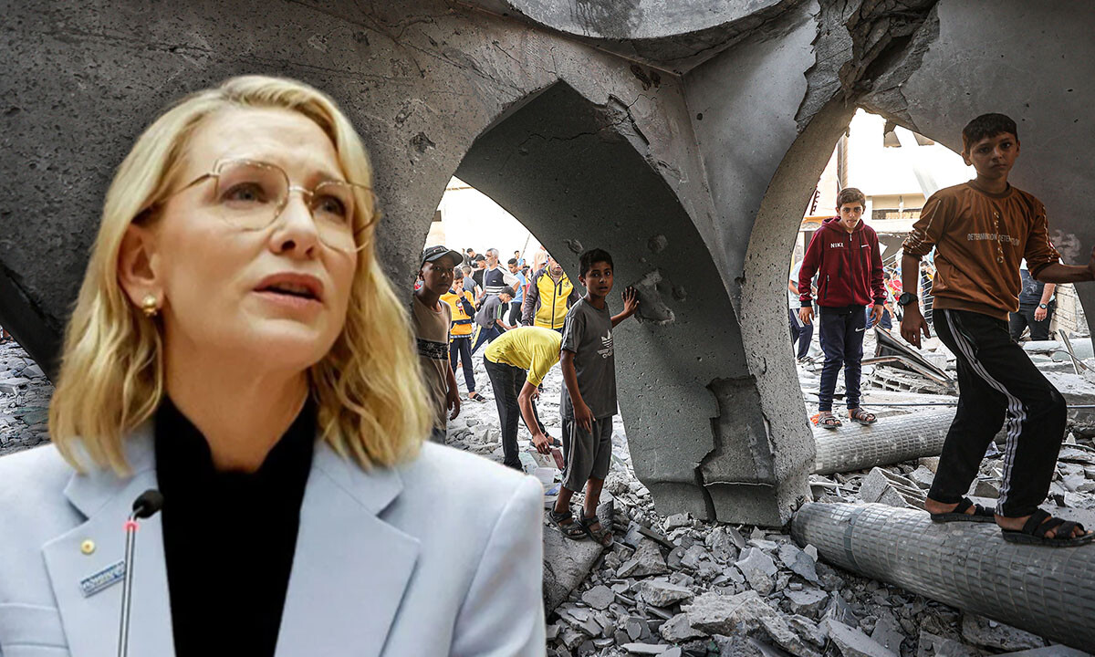 Oscar ödüllü oyuncu Cate Blanchett&#039;den Gazze çağrısı: Derhal ateşkes yapılmalı