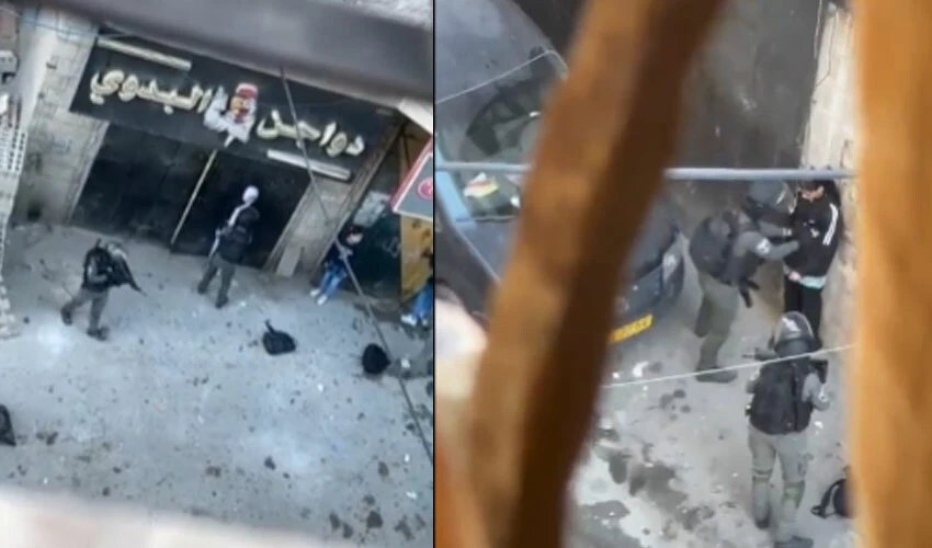 Silahların gölgesinde taciz: Üst arama bahanesiyle insanlık dışı görüntüler