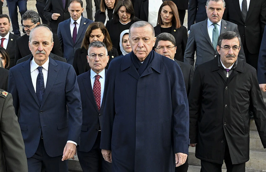 Cumhurbaşkanı Erdoğan ve devlet erkanından Anıtkabir'e ziyaret: Hiçbir güç engel olamayacak