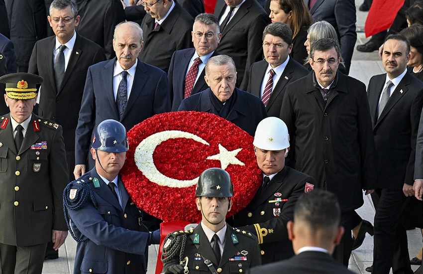 Cumhurbaşkanı Erdoğan ve devlet erkanından Anıtkabir'e ziyaret: Hiçbir güç engel olamayacak