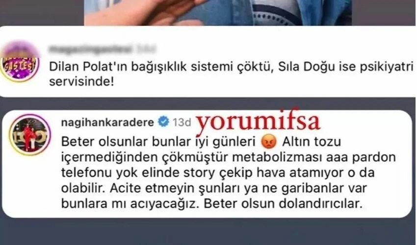 Nagihan Karadere, Dilan Polat'a ateş püskürdü: Beter Olsun!